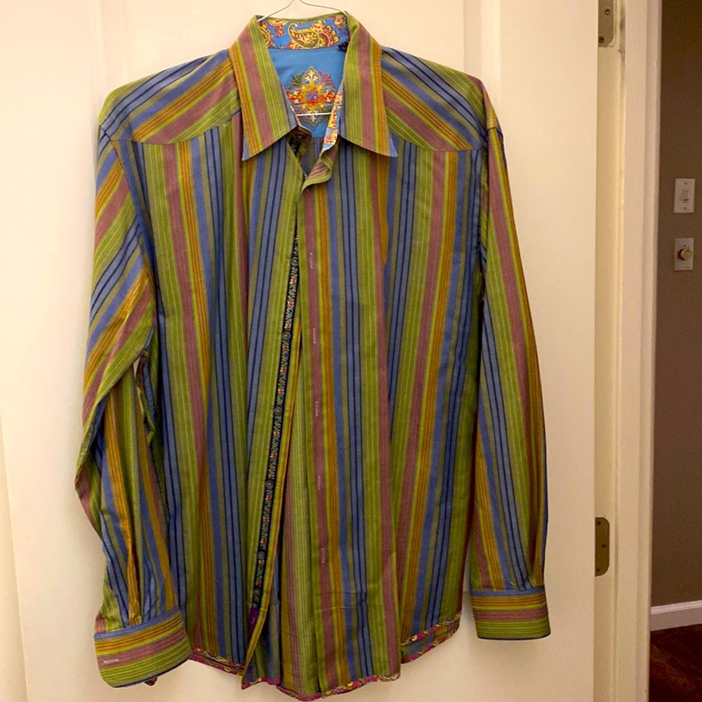 Robert Graham mens shirt Size XL